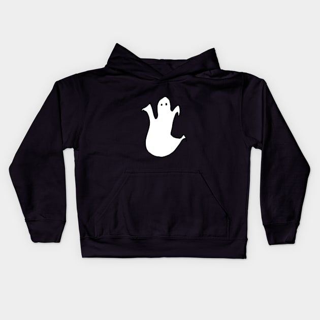 Cute Ghost Kids Hoodie by bruxamagica